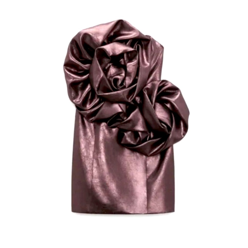 Zara Limited Edition Voluminous Flower Mini Dress